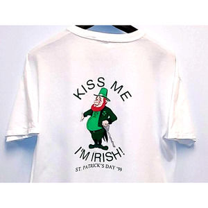 Large 1999 Grolsch Premium Lager St. Patricks Day Vintage T-Shirt